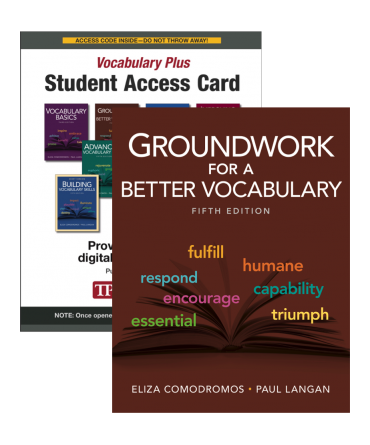 Groundwork for Better Vocabulary w/ Vocabulary Plus
