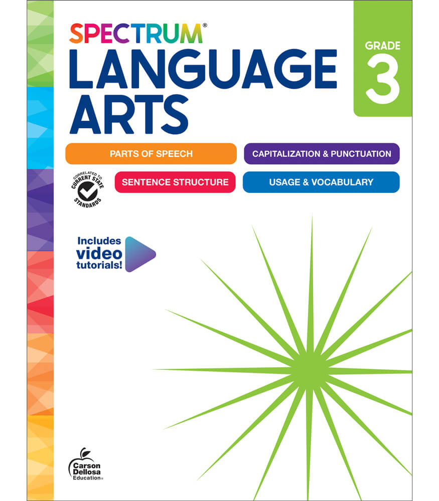 Spectrum Language Arts Grade 3 Wbk