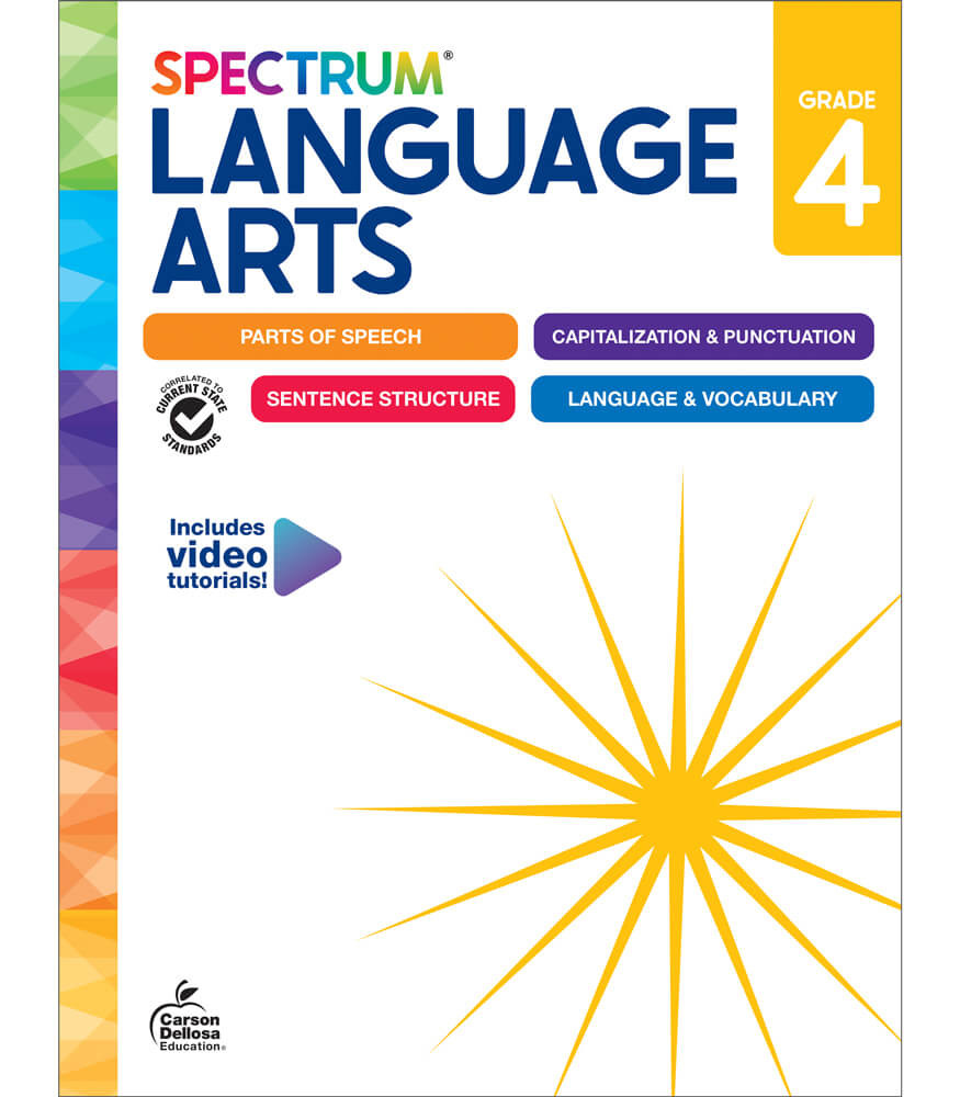 Spectrum Language Arts Grade 4 Wbk