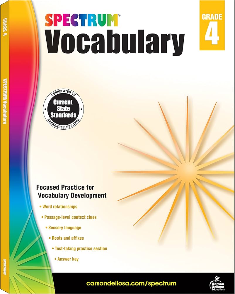 Spectrum Vocabulary Grade 4
