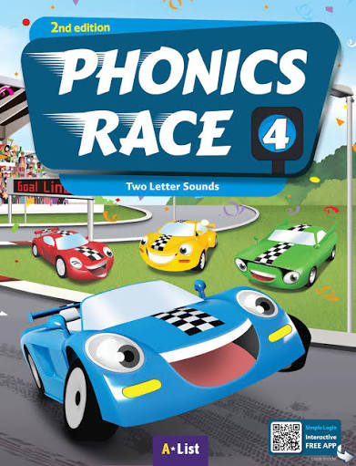 [9791169518147] Phonics Race 4 SB with App/WB  (2nd Edition)