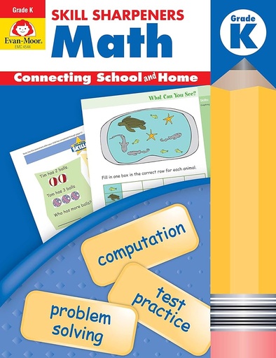 [9781629389844] Skill Sharpeners Math, Grade PreK