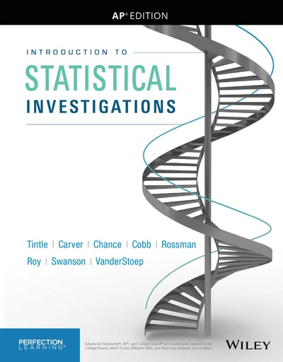 [9781394274451] Introduction to Statistical Investigations 2E - Student Book